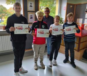 Týmy ze ZŠ TGM, které na ZŠ Bedřicha Hrozného zabodovaly se svými palačinkami nasladko i naslano v rámci rpojektu MILYKOČA Foto: ZŠ TGM